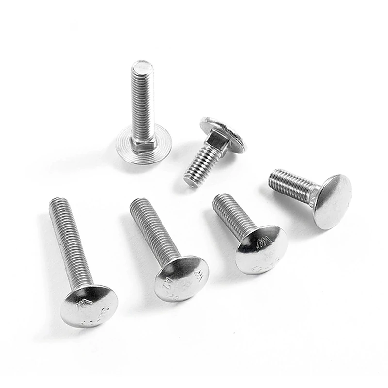 DIN603 large half round head square neck bolt