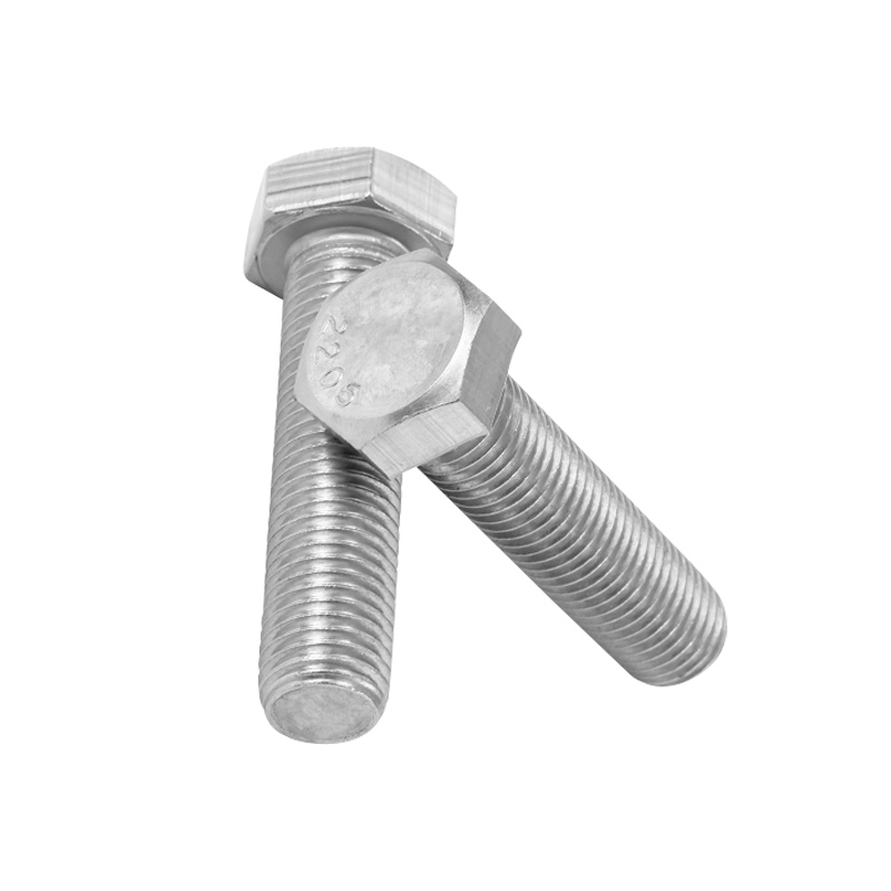 2205 stainless steel DIN933 hexagon socket full thread bolt M20*40-160