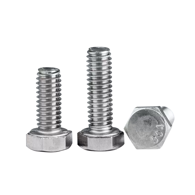 304 stainless steel American full thread external hexagon bolt