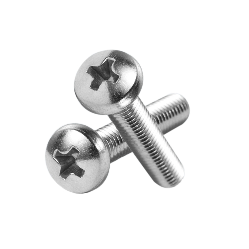 316 stainless steel GB818 cross slot pan head machine screws