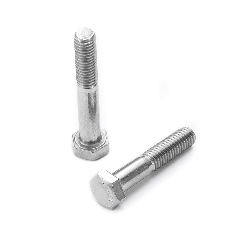 304 stainless steel 12mm outer hexagon half-tooth bolt