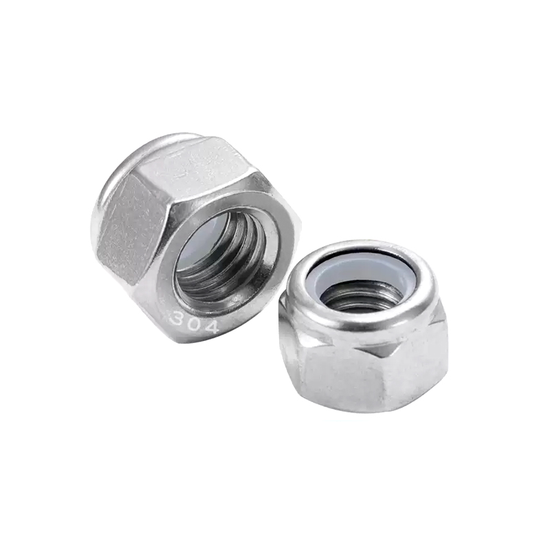 American hexagonal nylon lock nuts made of 304/316 stainless steel